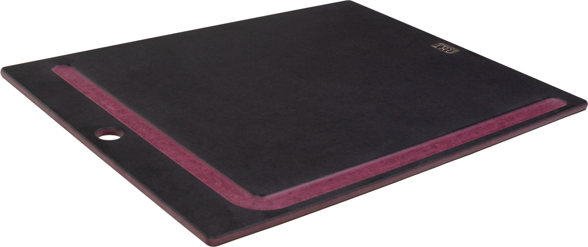 NXT Board Schneidebrett schwarz/pink mit Saftrille – Maßansicht