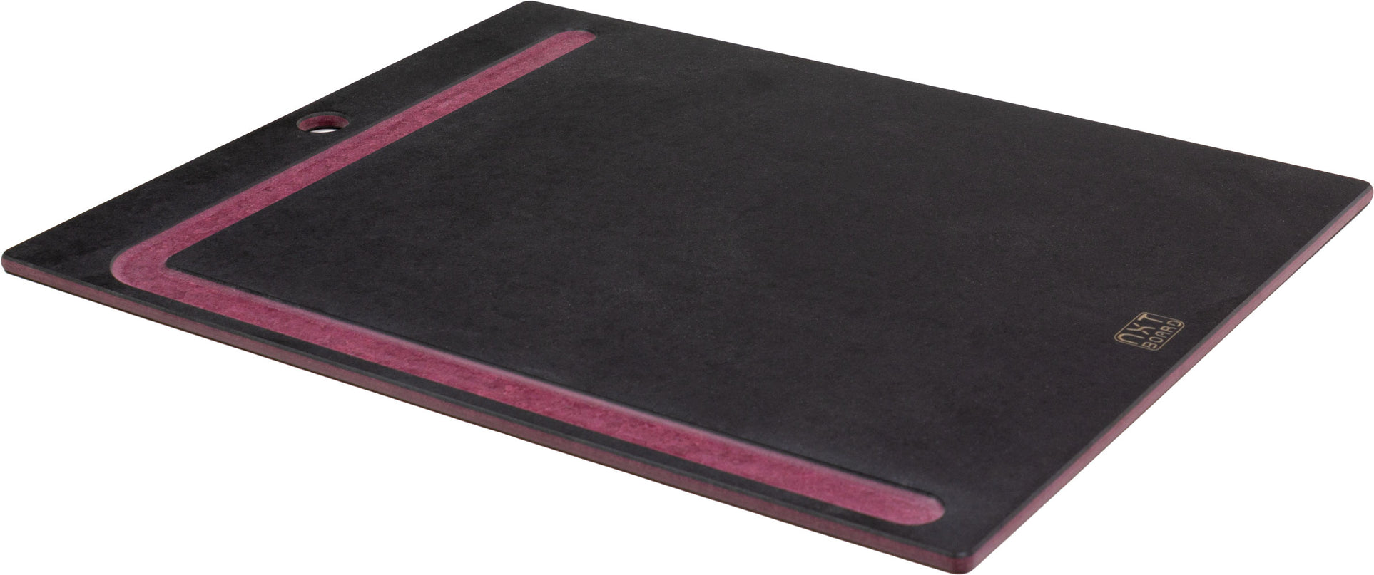 NXT Board Schneidebrett schwarz/pink mit Saftrille – Lifestyle-Aufnahme