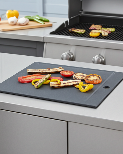 NXT Board cutting board black with juice groove